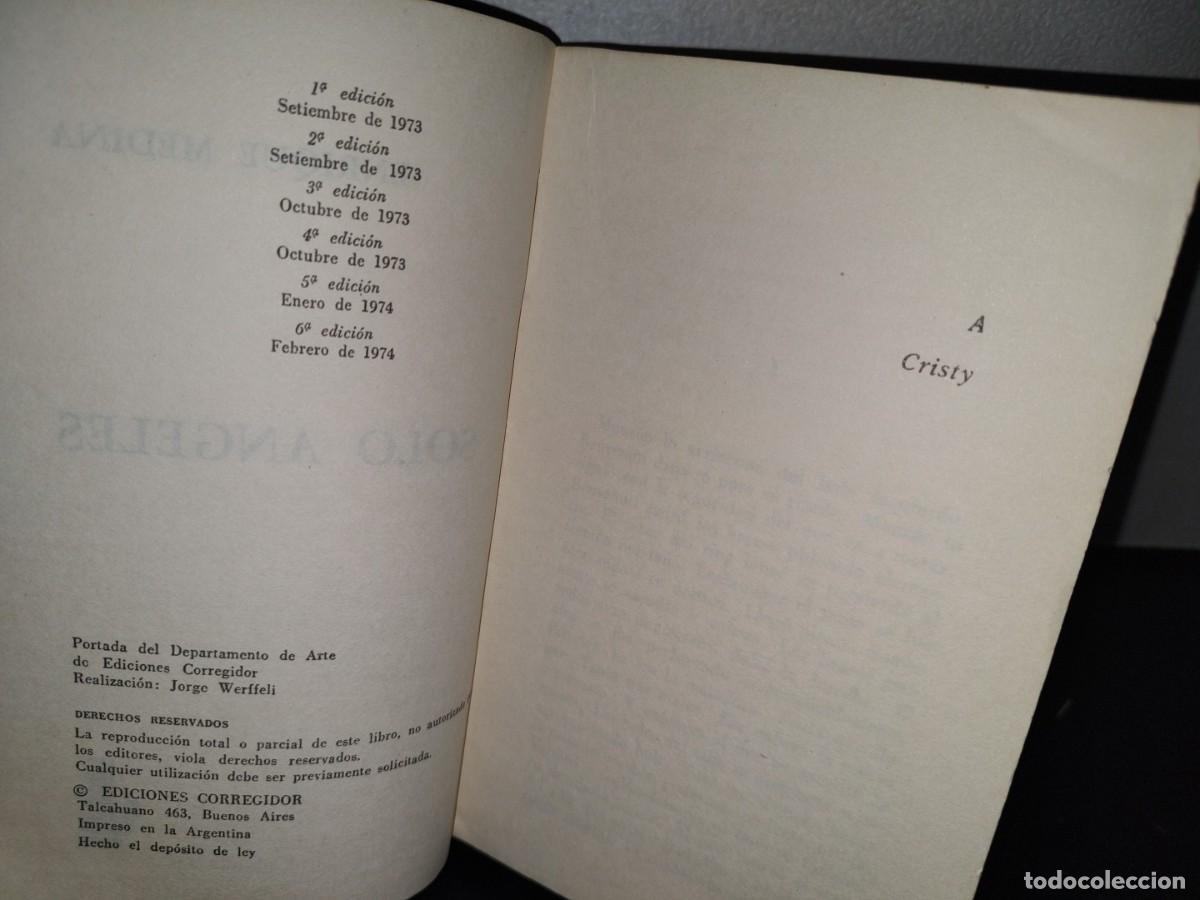 Libros de segunda mano: 41- S&Oacute;LO &Aacute;NGELES - ENRIQUE MEDINA - Foto 4