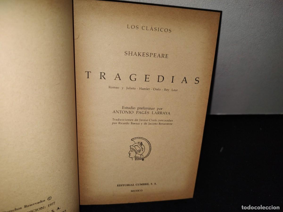 Libros de segunda mano: 41- LOS CL&Aacute;SICOS. SHAKESPEARE. TRAGEDIAS - Foto 3