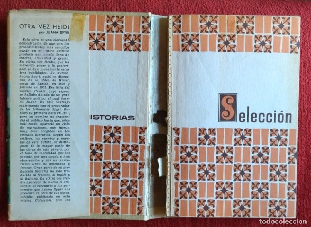 Libros de segunda mano: Heidi y Otra Vez Heidi. Juana Spyri. Tapas duras. - Foto 5
