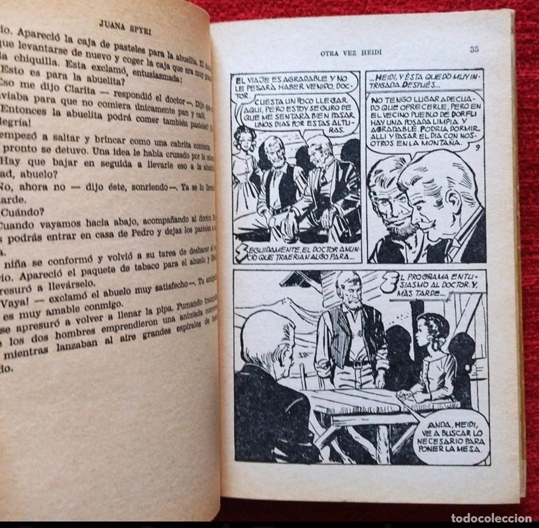 Libros de segunda mano: Heidi y Otra Vez Heidi. Juana Spyri. Tapas duras. - Foto 6