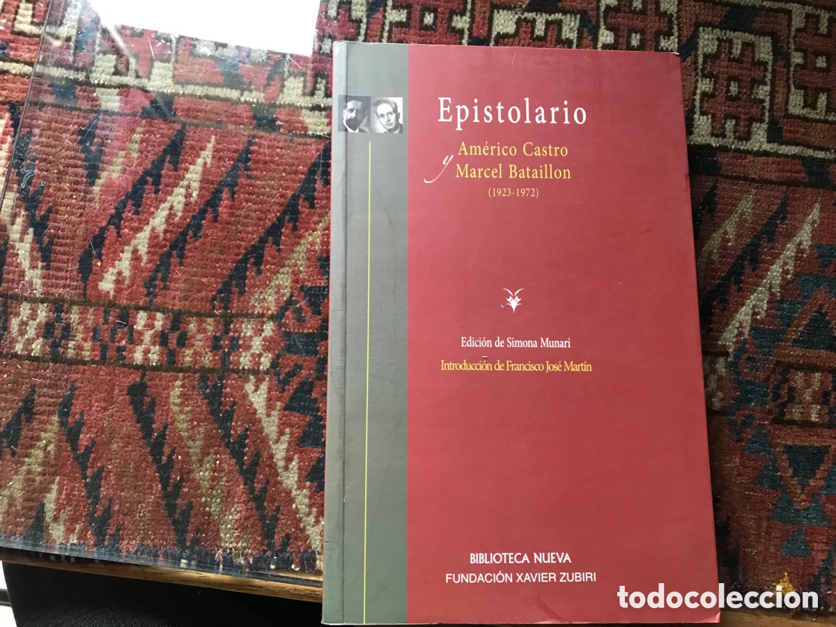 Libros de segunda mano: Epistolario. Am&eacute;rico Castro y Marcel Bataillon. BN. Como nuevo - Foto 1