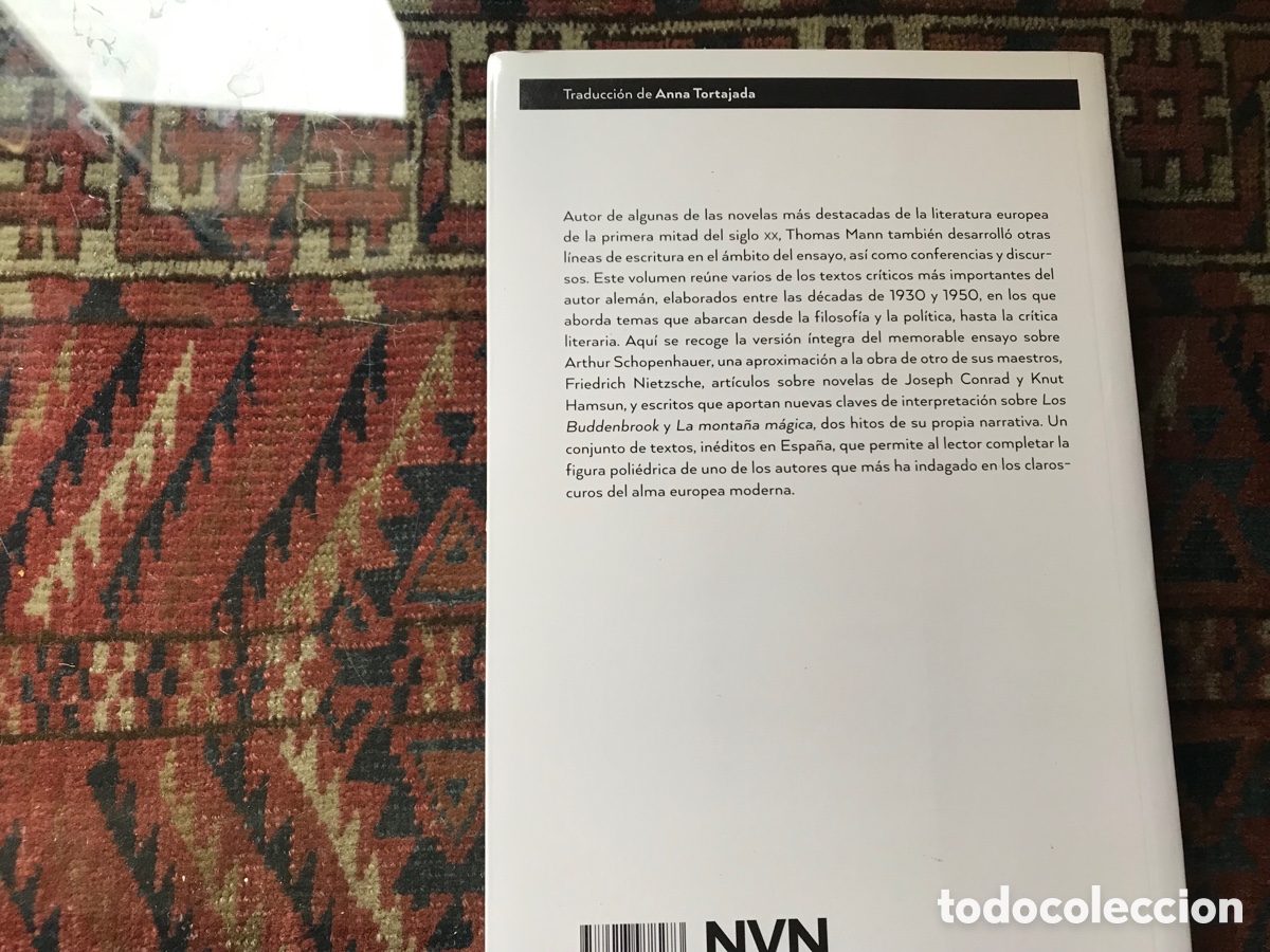 Libros de segunda mano: Textos cr&iacute;ticos. Thomas Mann. Navona. Como nuevo - Foto 3