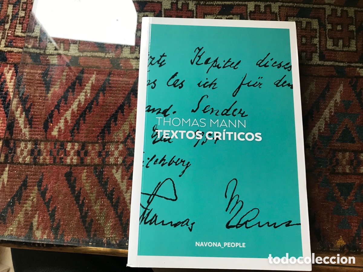 Libros de segunda mano: Textos cr&iacute;ticos. Thomas Mann. Navona. Como nuevo - Foto 1