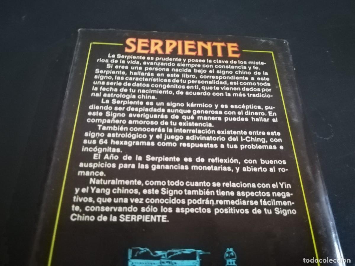 Libros de segunda mano: HOROSCOPO CHINO SERPIENTE / AP504 / IBERLIBRO - Foto 3