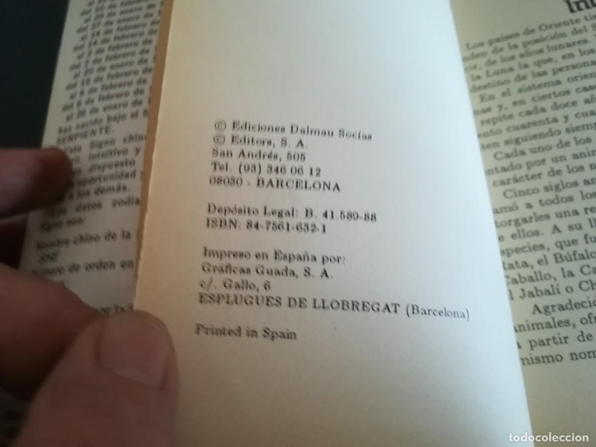 Libros de segunda mano: HOROSCOPO CHINO SERPIENTE / AP504 / IBERLIBRO - Foto 8