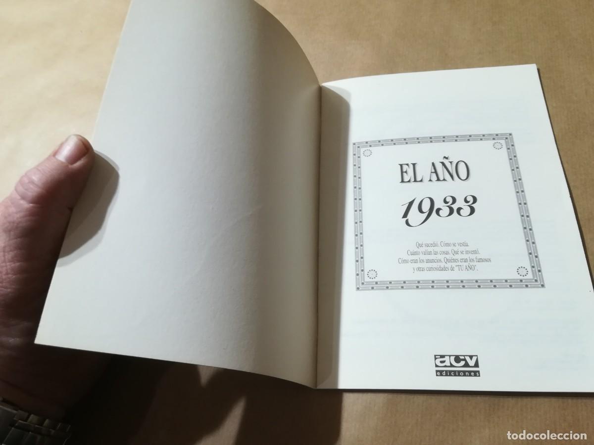 Libros de segunda mano: 1933 EL A&Ntilde;O QUE TU NACISTE / AP905 / ACV - Foto 4