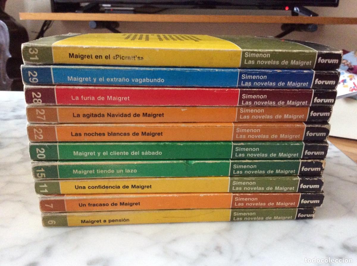 Libros de segunda mano: LOTE DE 10 NOVELAS DE MAIGRET - SIMENON - Foto 1