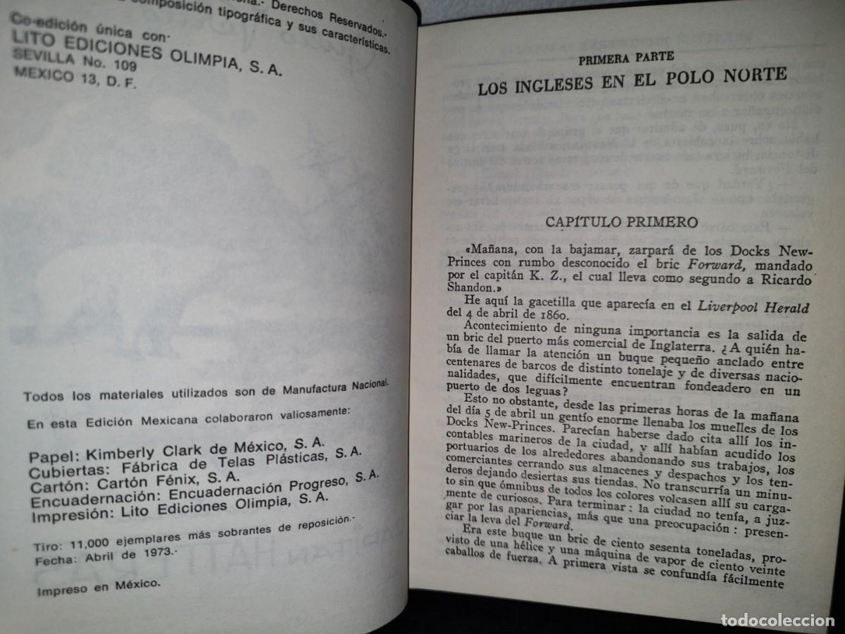 Libros de segunda mano: 41- JULIO VERNE. AVENTURAS DEL CAPIT&Aacute;N HATTERAS - Foto 4