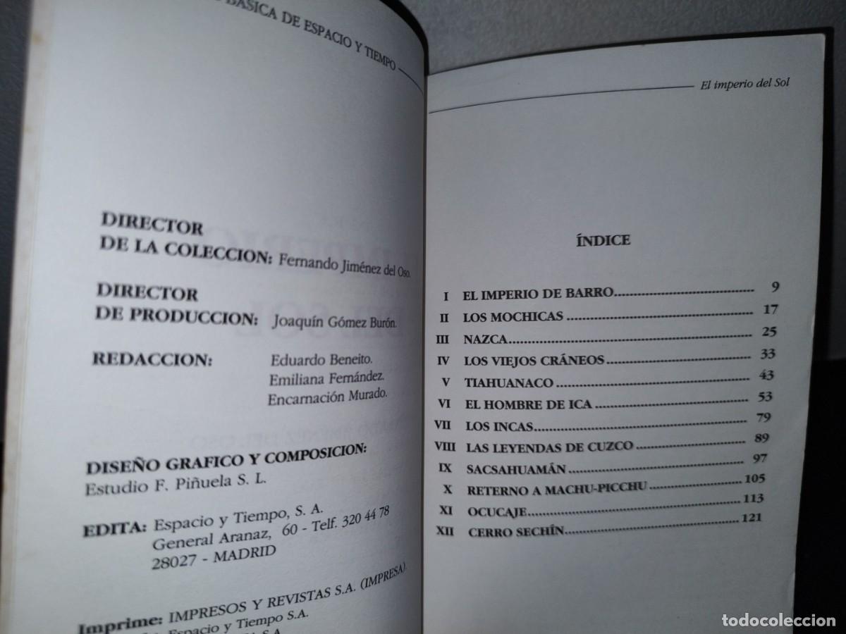Libros de segunda mano: 41- EL IMPERIO DEL SOL - F. JIM&Eacute;NEZ DEL OSO - Foto 4