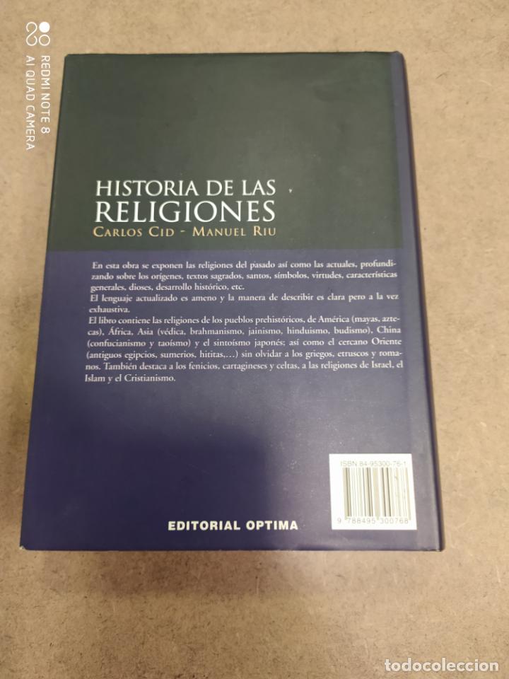 Libros de segunda mano: Historia de las religiones - Carlos Cid, Manuel Riu - Foto 2