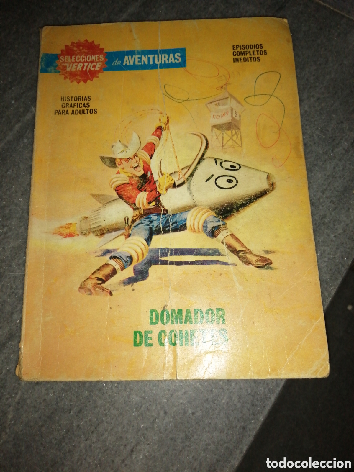 Libros de segunda mano: Libro comics El domador de cohetes secciones v&eacute;rtice - Foto 1