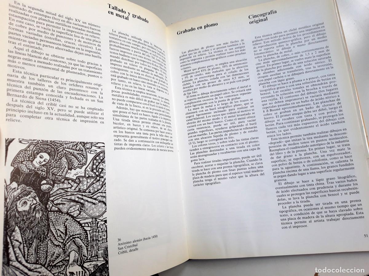 Libros de segunda mano: Las t&eacute;cnicas del grabado - Ales Krejca 1990 - Foto 2