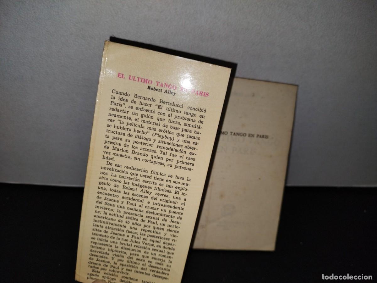 Libros de segunda mano: 42- EL &Uacute;LTIMO TANGO EN PAR&Iacute;S - ROBERT ALLEY - Foto 3