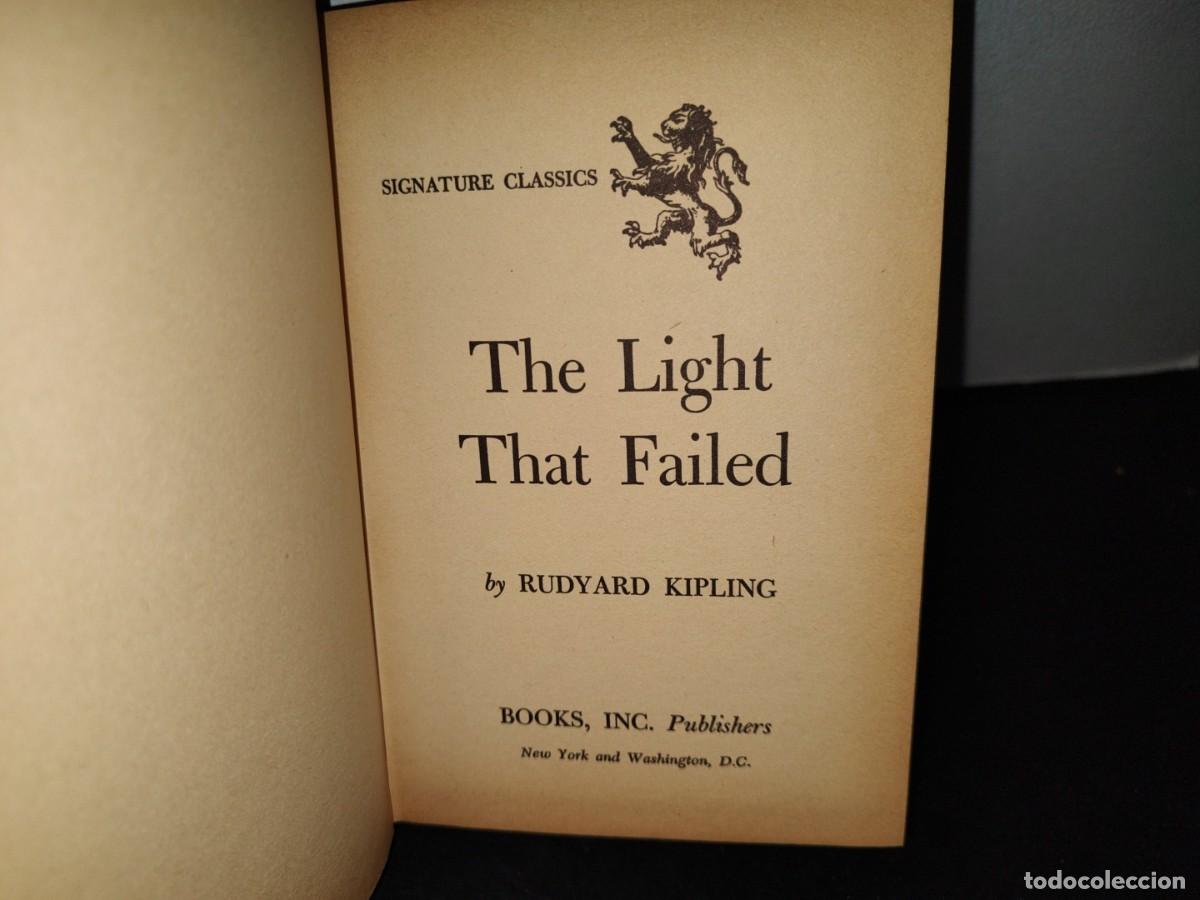 Libros de segunda mano: 42- THE LIGHT THAT FAILED - RUDYARD KIPLING - 70S - Foto 3