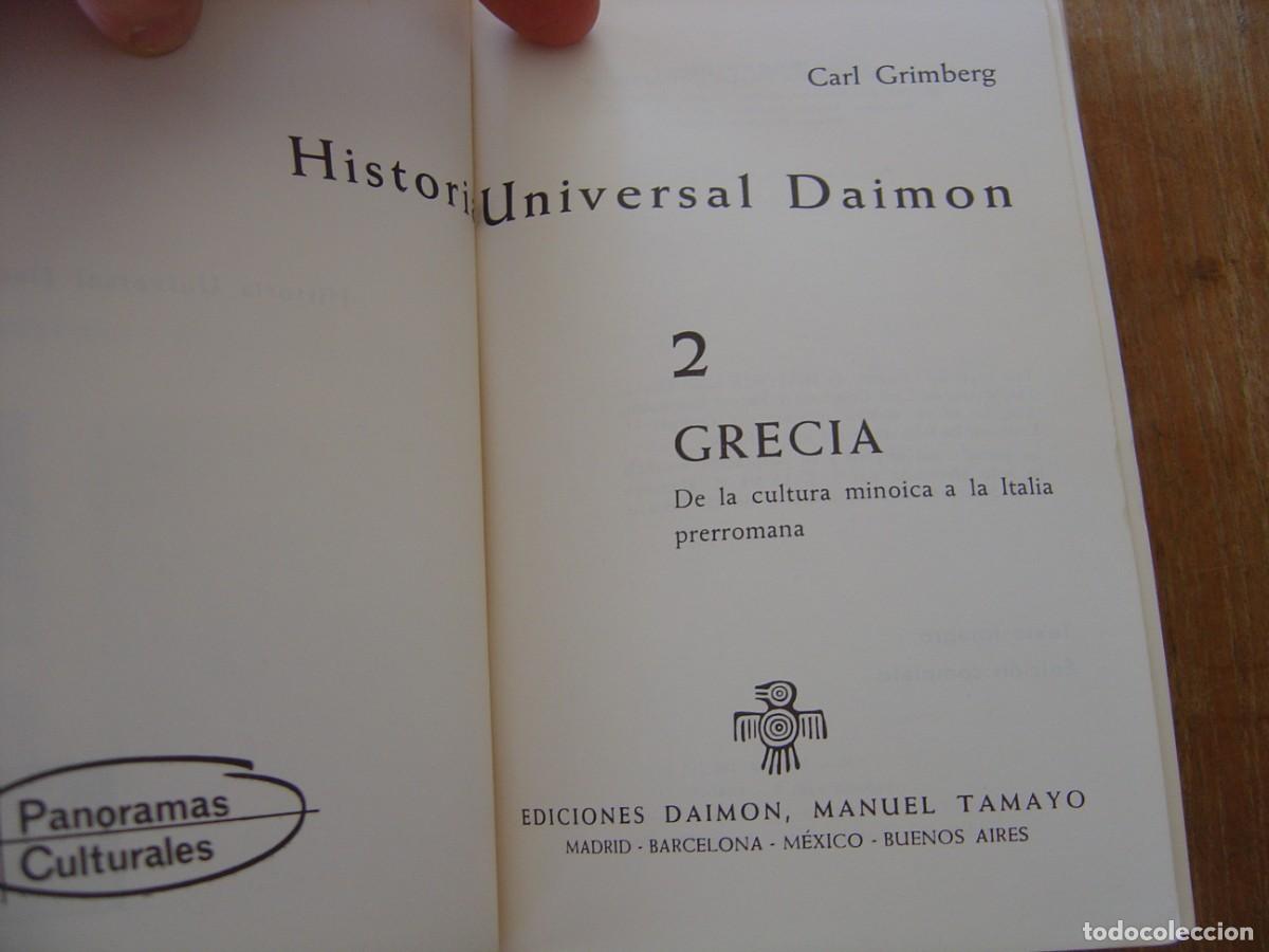 Libros de segunda mano: GRECIA. HISTORIA UNIVERSAL. DAIMON. 1972 - Foto 4