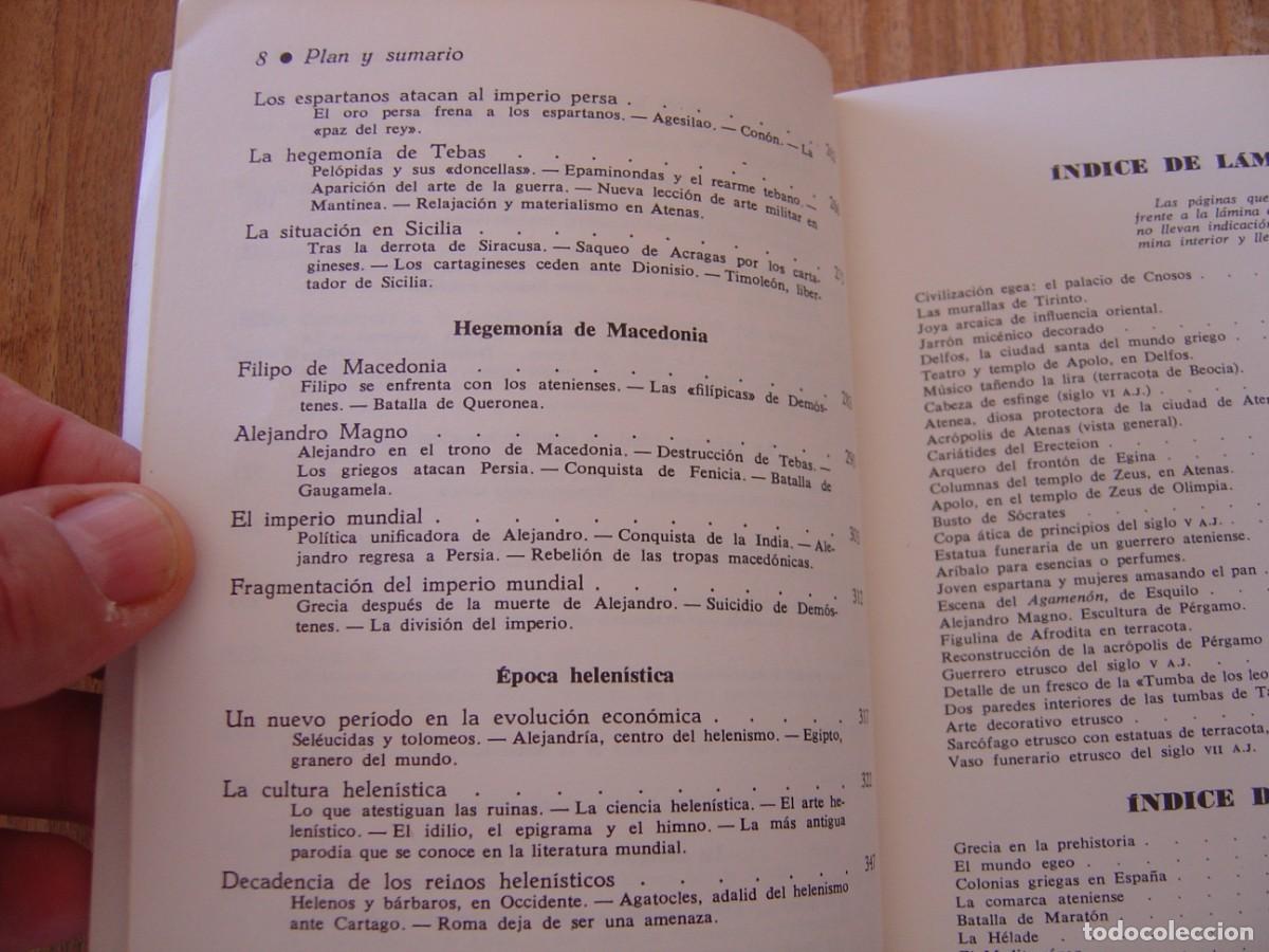 Libros de segunda mano: GRECIA. HISTORIA UNIVERSAL. DAIMON. 1972 - Foto 7