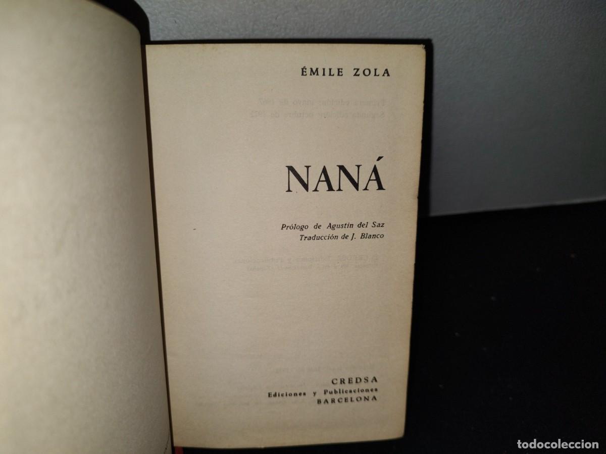 Libros de segunda mano: 43- NAN&Aacute; - EMILE ZOLA - 1972 - Foto 3