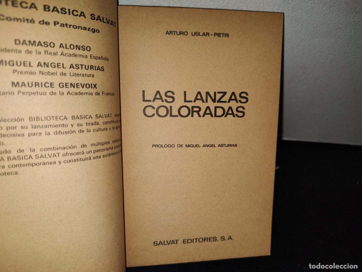 Libros de segunda mano: 43- LAS LANZAS COLORADAS - ARTURO USLAR - Foto 3