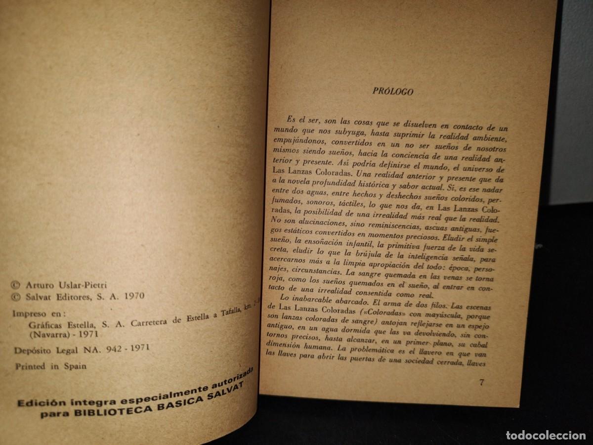 Libros de segunda mano: 43- LAS LANZAS COLORADAS - ARTURO USLAR - Foto 4