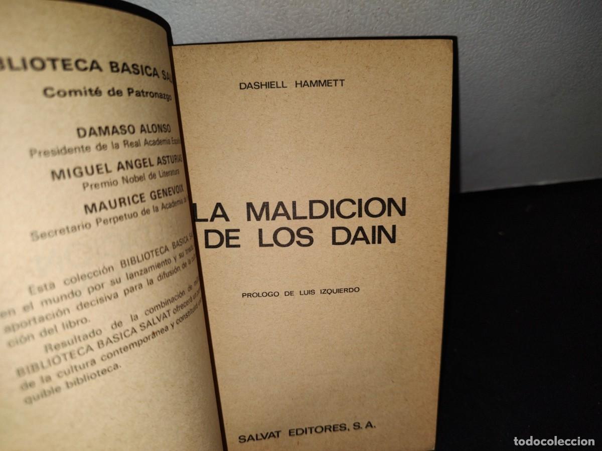 Libros de segunda mano: 43- LA MALDICI&Oacute;N DE LOS DAIN - DASHIELL HAMMETT - Foto 3