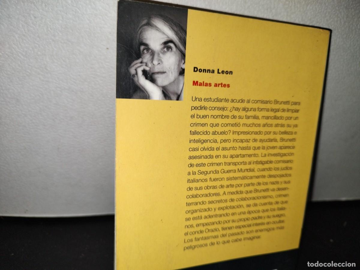 Libros de segunda mano: 43- MALAS ARTES - DONNA LEON - Foto 3