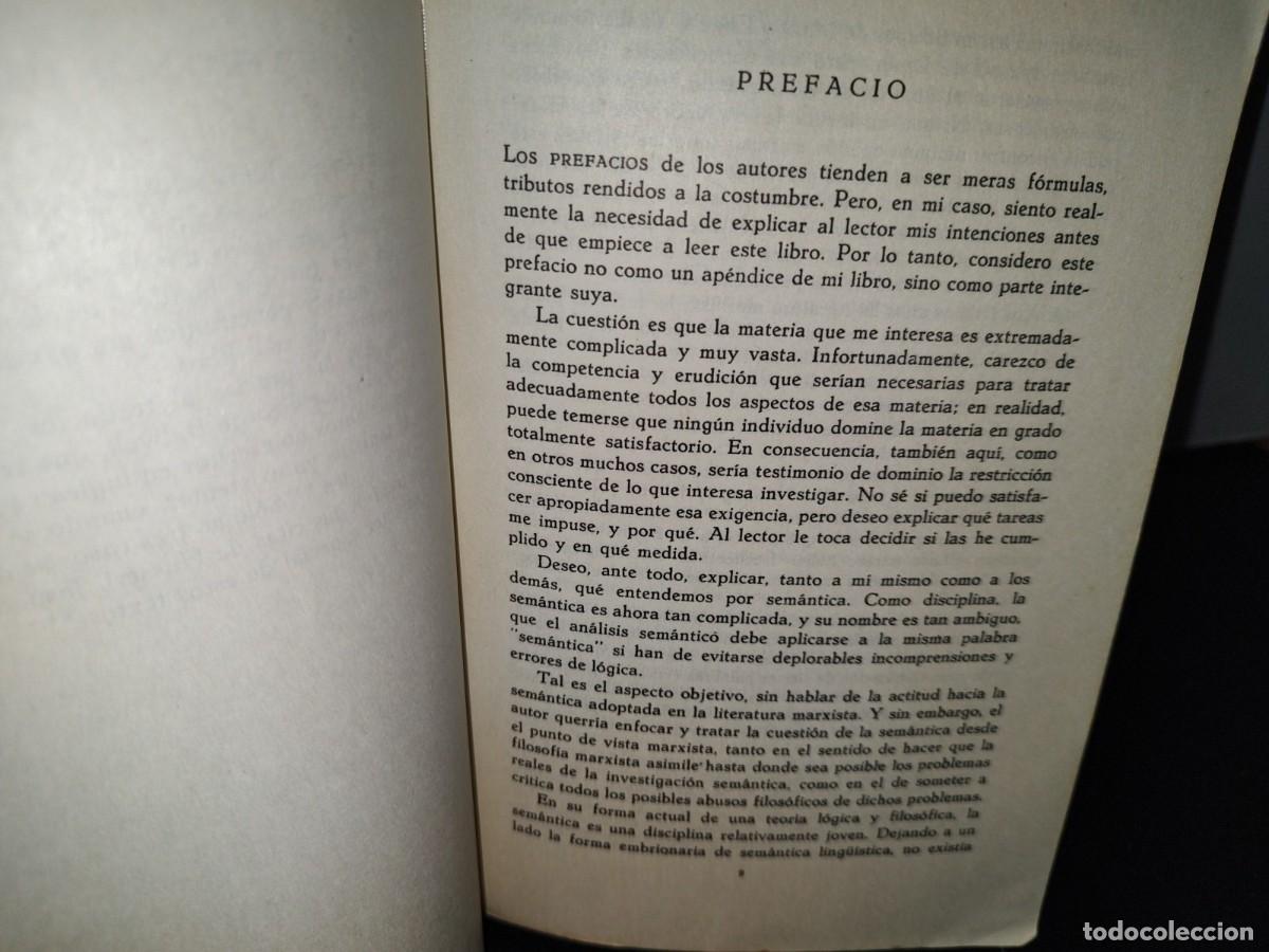 Libros de segunda mano: 43- INTRODUCCI&Oacute;N A LA SEM&Aacute;NTICA - ADAM SCHAFF - Foto 5