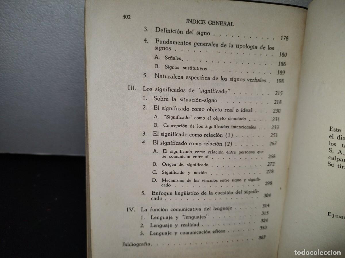 Libros de segunda mano: 43- INTRODUCCI&Oacute;N A LA SEM&Aacute;NTICA - ADAM SCHAFF - Foto 8