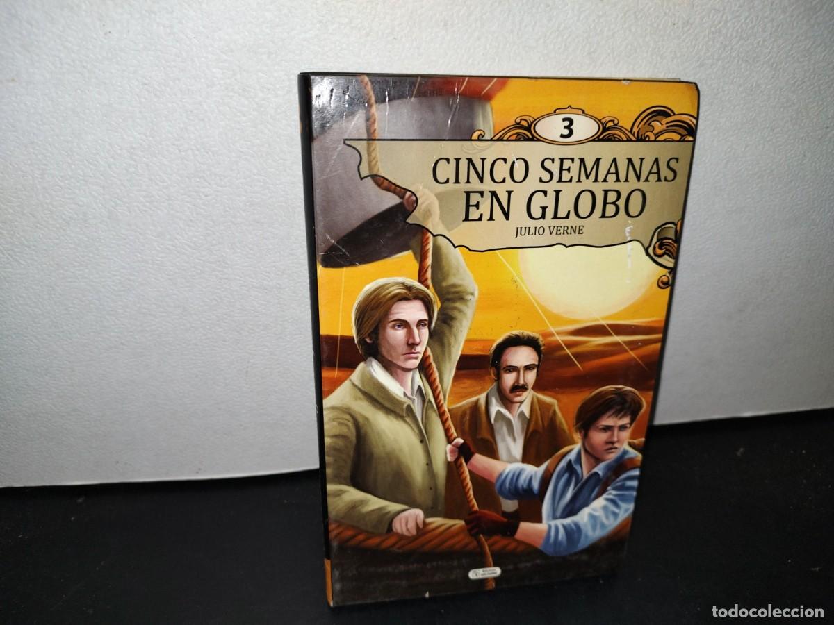 Libros de segunda mano: 43- CINCO SEMANAS EN GLOBO - JULIO VERNE - Foto 1