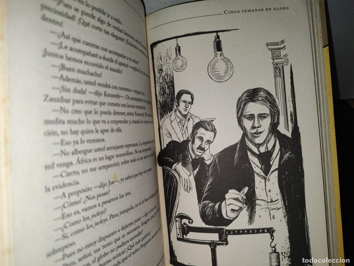 Libros de segunda mano: 43- CINCO SEMANAS EN GLOBO - JULIO VERNE - Foto 3