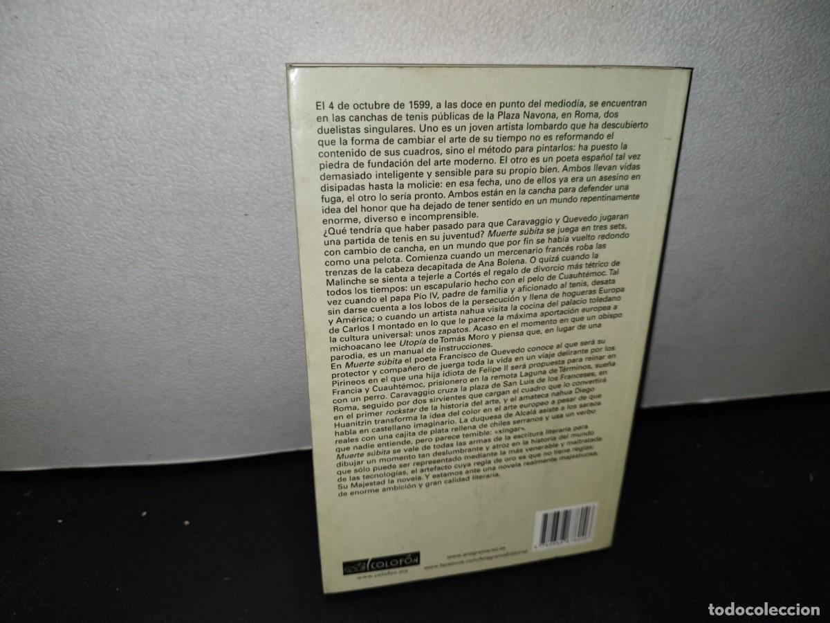 Libros de segunda mano: 43- MUERTE S&Uacute;BITA - &Aacute;LVARO ENRIGUE - Foto 3