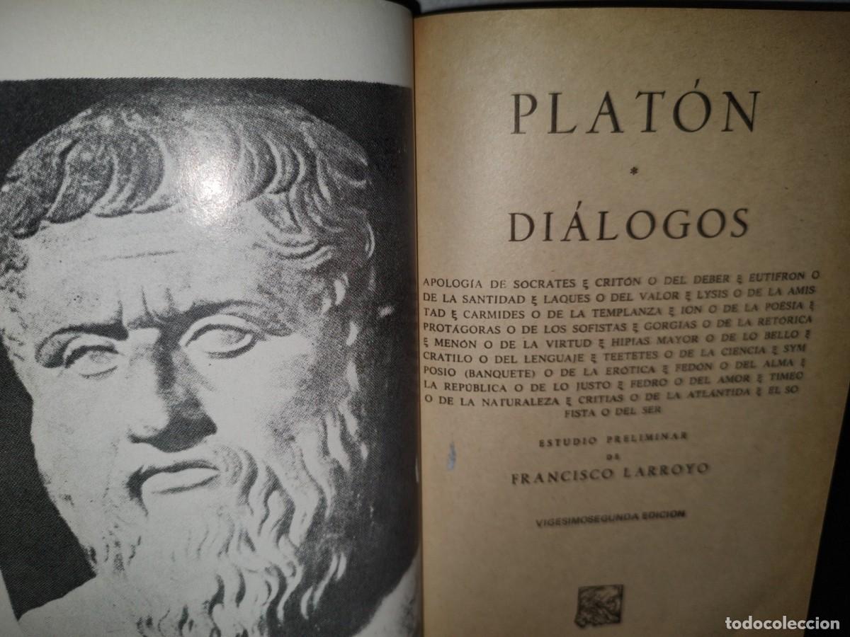 Libros de segunda mano: 43- PLAT&Oacute;N. DI&Aacute;LOGOS - EDITORIAL PORR&Uacute;A - 1991 - Foto 3