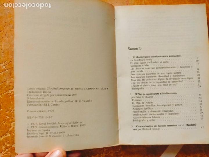 Libros de segunda mano: ECOLOGIA , EL MEDITERRANEO - Foto 7