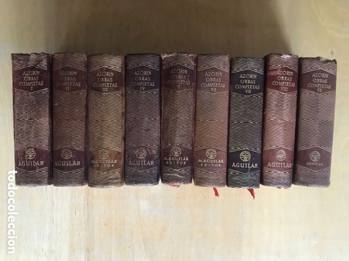 Libros de segunda mano: Azorin Obras Completas 9 tomos - Foto 1