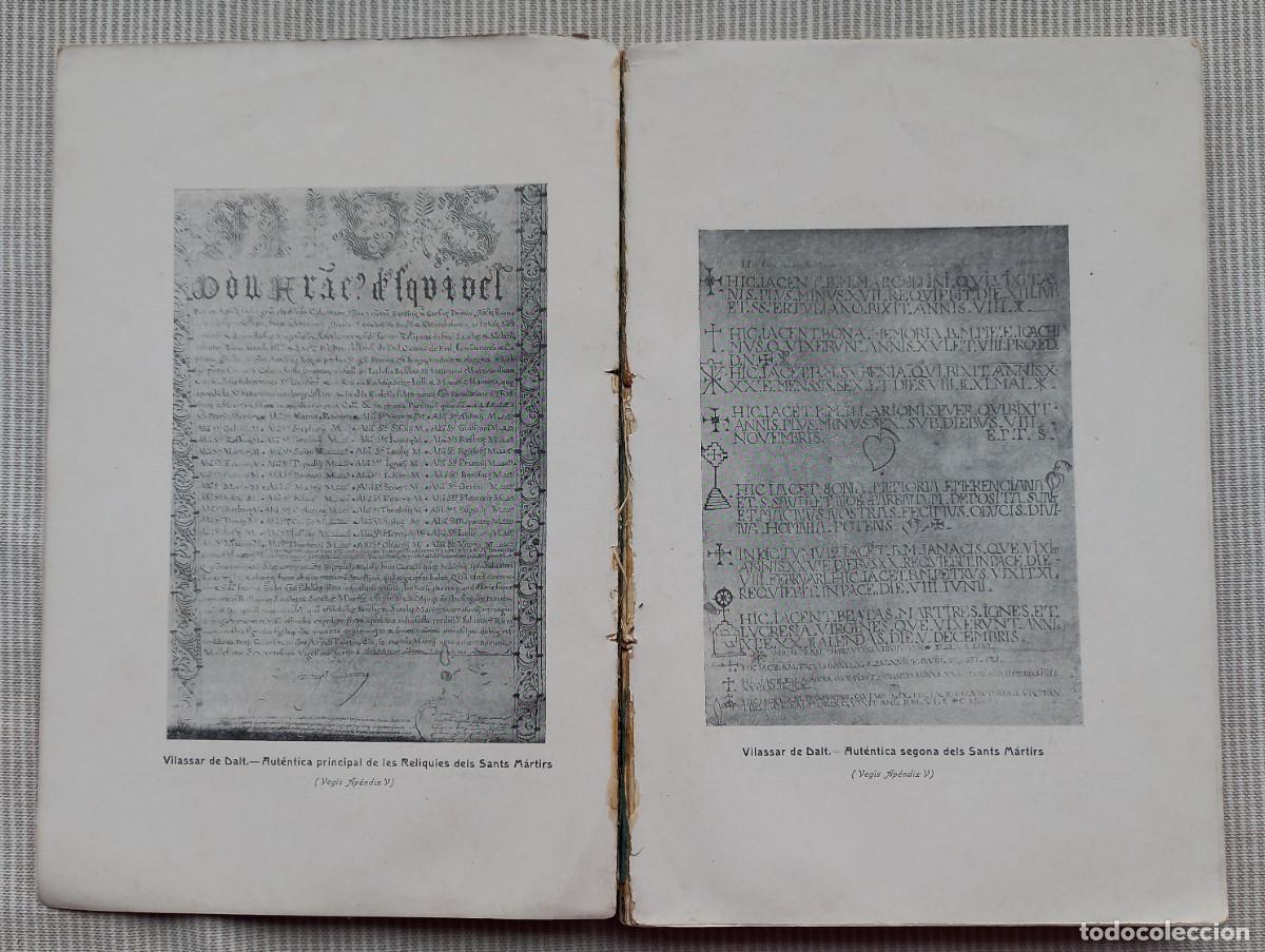 Libros de segunda mano: Notes hist&ograve;riques J. Mas - Vilassar de Dalt, Montcada - A&ntilde;o 1910 - Foto 3