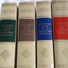 Libros de segunda mano: PRIMAVERA Y FLOR DE LA LITERATURA ESPAÑOLA, DÁMASO ALONSO Y EULALIA GALVARRIATO DE ALONSO,. Lote 375915309