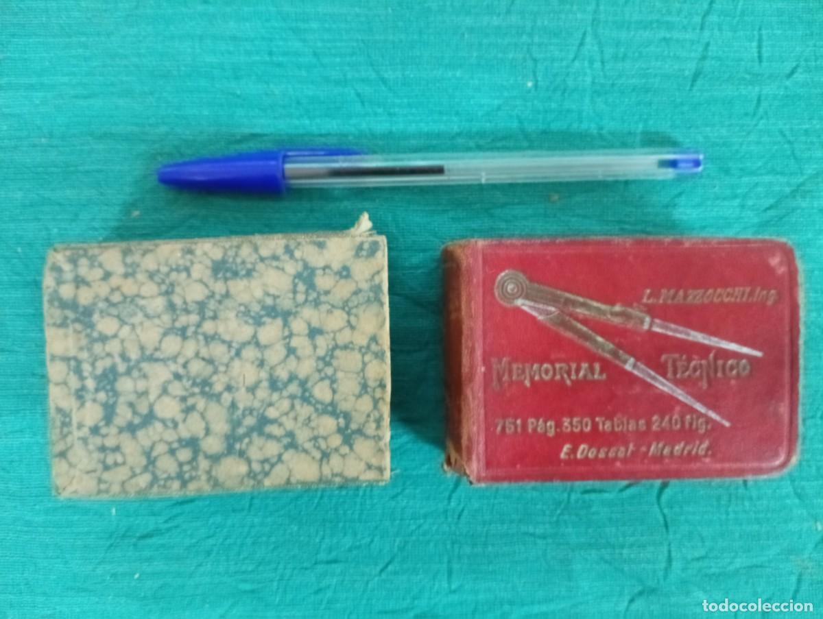 Libros de segunda mano: Librito miniatura Memorial T&eacute;cnico. L. Mazzocchi. E. Dossat - MADRID. - Foto 1