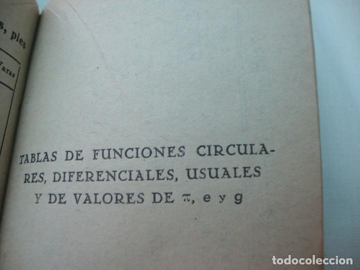 Libros de segunda mano: Prontuario Matematico (conjunto de tablas muy practico) - Foto 12