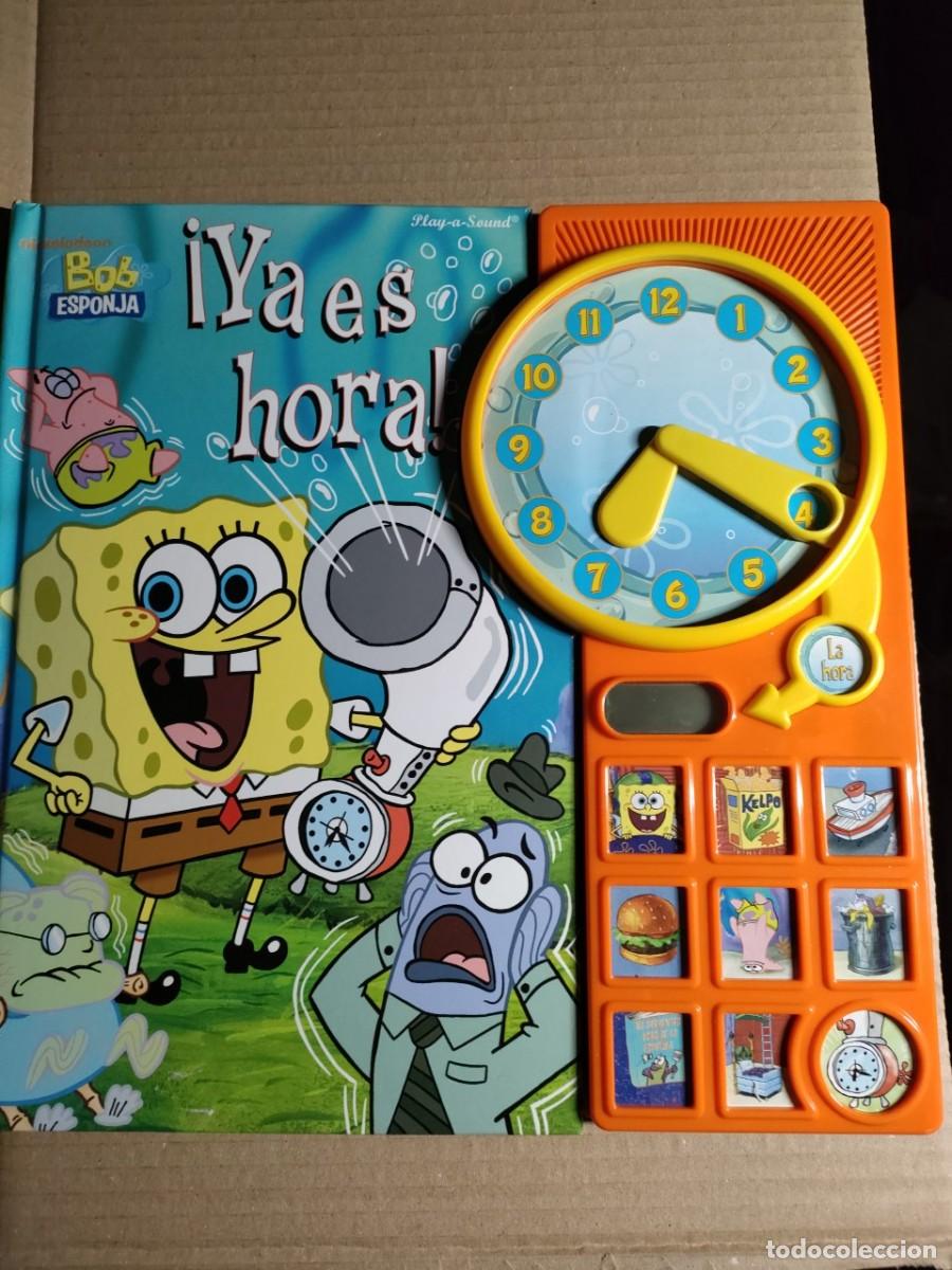 Libros de segunda mano: LIBRO INTERACTIVO BOB ESPONJA &iexcl; YA ES HORA !