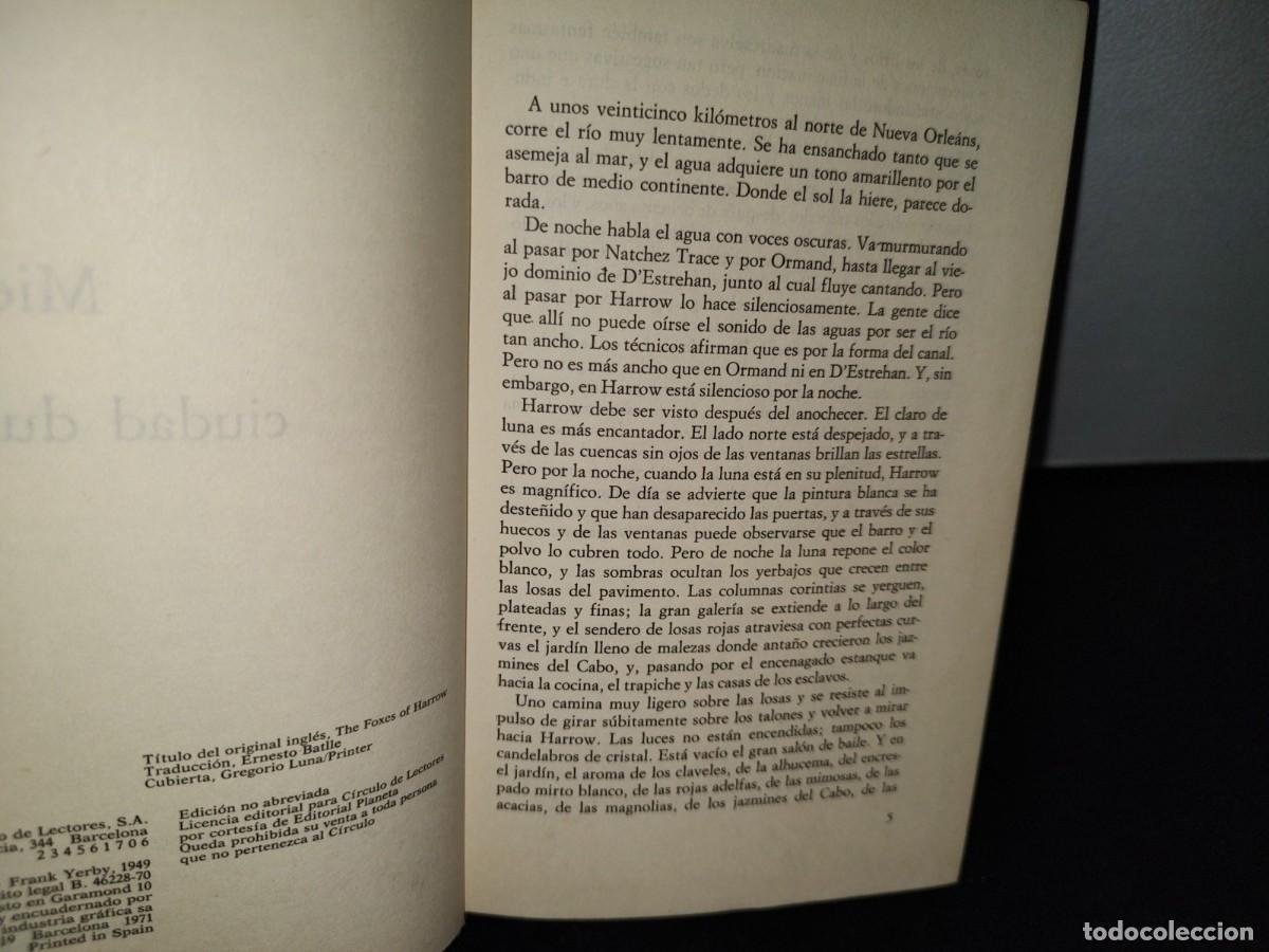Libros de segunda mano: 45- MIENTRAS LA CIUDAD DUERME - FRANK YERBY - Foto 5