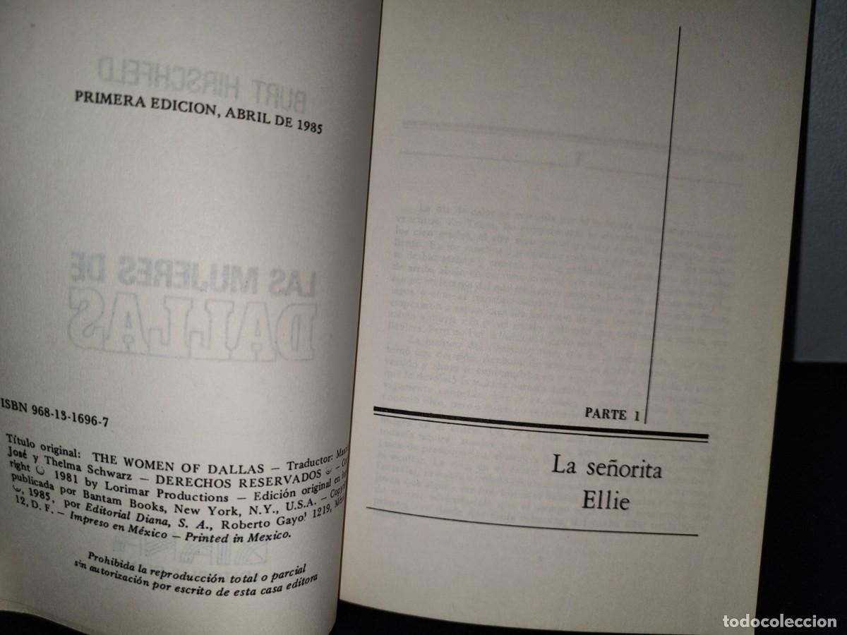 Libros de segunda mano: 45- LAS MUJERES DE DALLAS - BURT HIRSCHFELD - Foto 4