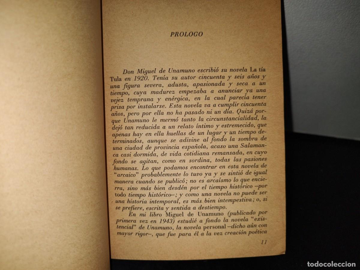 Libros de segunda mano: 45- LA T&Iacute;A TULA - M. DE UNAMUNO - Foto 4