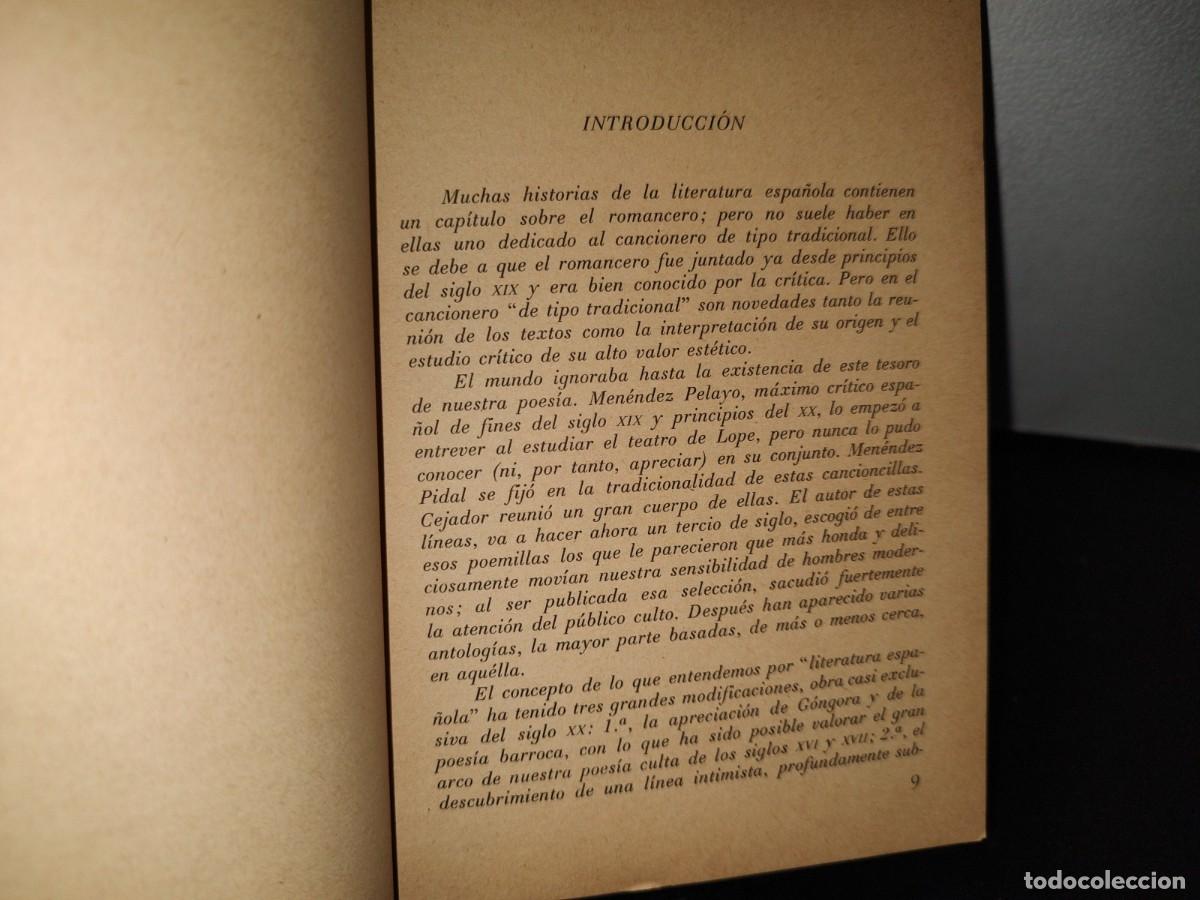 Libros de segunda mano: 45- CANCIONERO Y ROMANCERO ESPA&Ntilde;OL - DAMASO ALONSO - Foto 3