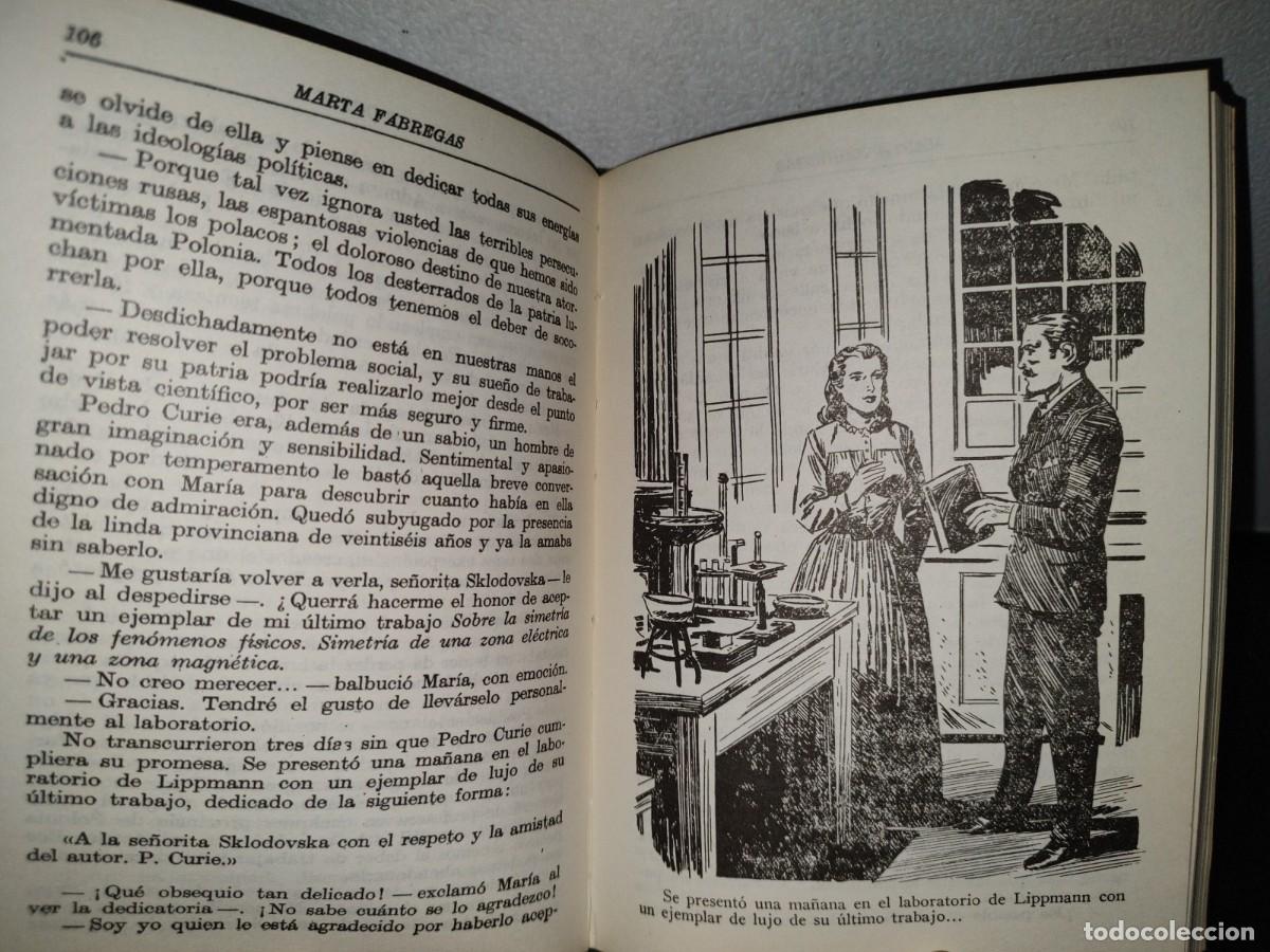 Libros de segunda mano: 45- MADAME CURIE - MARTA F&Aacute;BREGAS - Foto 6