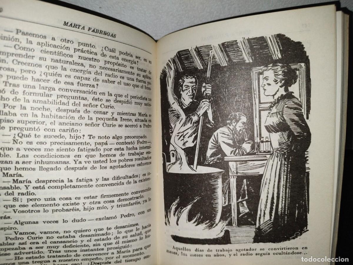 Libros de segunda mano: 45- MADAME CURIE - MARTA F&Aacute;BREGAS - Foto 7