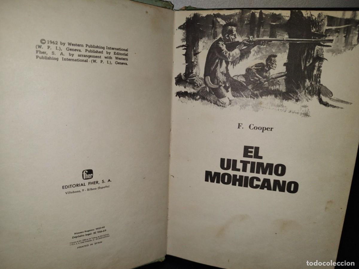 Libros de segunda mano: 45- EL &Uacute;LTIMO MOHICANO - F. COOPER - 1962 - Foto 4