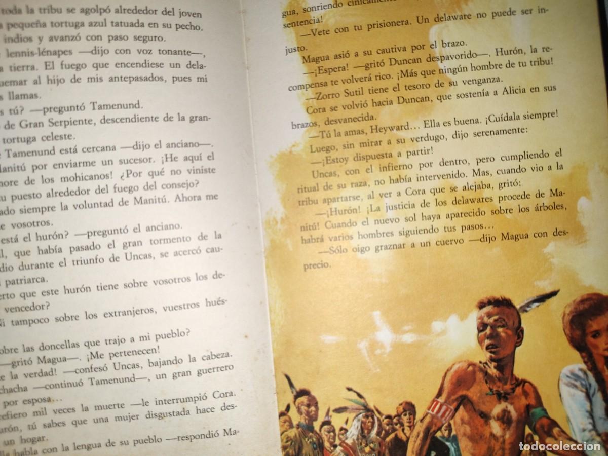 Libros de segunda mano: 45- EL &Uacute;LTIMO MOHICANO - F. COOPER - 1962 - Foto 7