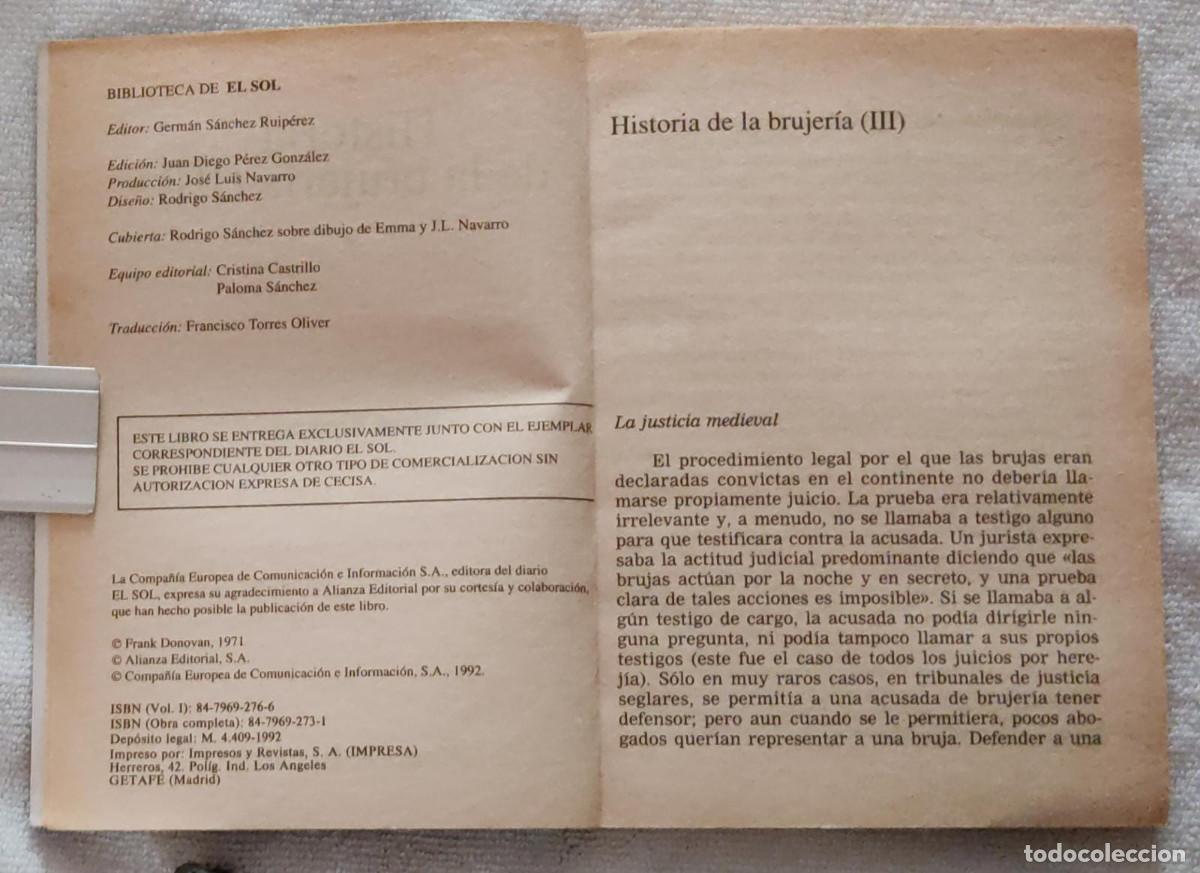 Libros de segunda mano: HISTORIA DE LA BRUJERIA III. - Foto 3
