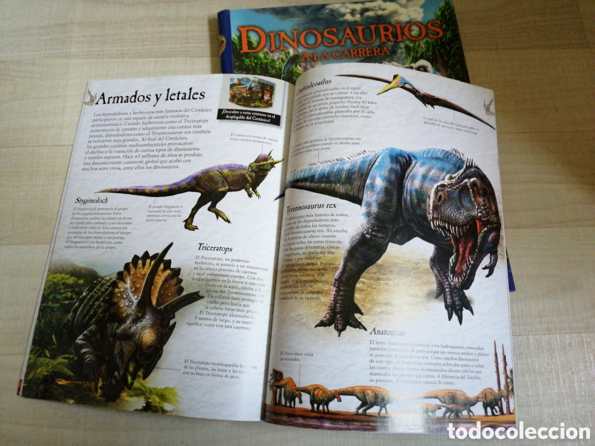 Libros de segunda mano: Dinosaurios a la carrera Ed. Bru&ntilde;o - Foto 6