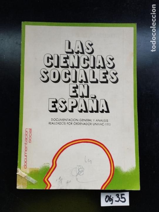 Libros de segunda mano: Las ciencias sociales en Espa&ntilde;a - Foto 1