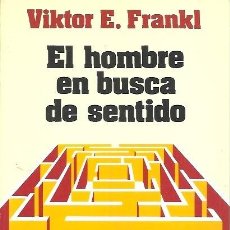 Livros em segunda mão: EL HOMBRE EN BUSCA DE SENTIDO VIKTOR E FRANKL HERDER. Lote 376293474